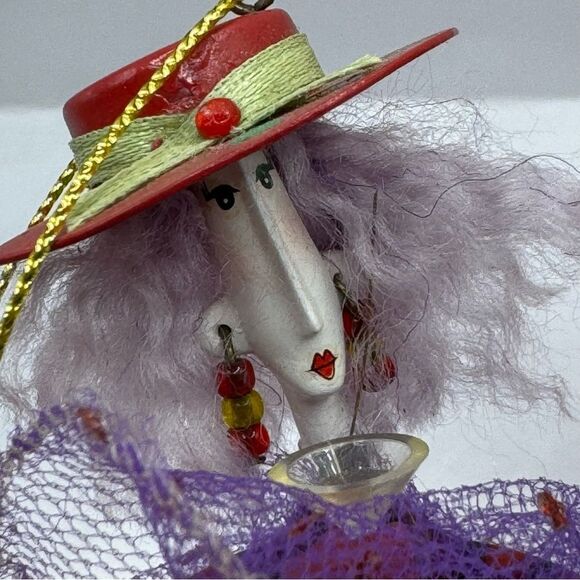 Dolly Mamas Its Happy Hour Somewhere Orn “Laugh Until You Tinkle” Christmas - Picture 3 of 5